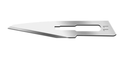 [00SM11] Blade, Swann Morton, Carbon Steel, Size 11, Sterile, 100/bx