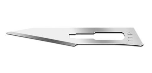 [01SM11P] Blade, Swann Morton, Stainless Steel, Size 11p, Sterile, 100/bx