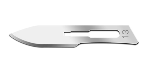 [00SM13] Blade, Swann Morton, Carbon Steel, Size 13, Sterile, 100/bx