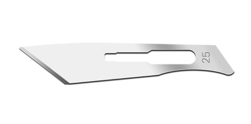 [01SM25] Blade, Swann Morton, Stainless Steel, Size 25, Sterile, 100/bx