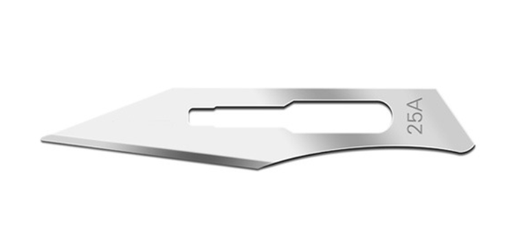 [01SM25A] Blade, Swann Morton, Stainless Steel, Size 25a, Sterile, 100/bx