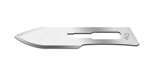 [00SM40] Blade, Swann Morton, Carbon Steel, Size 40, Sterile, 100/bx