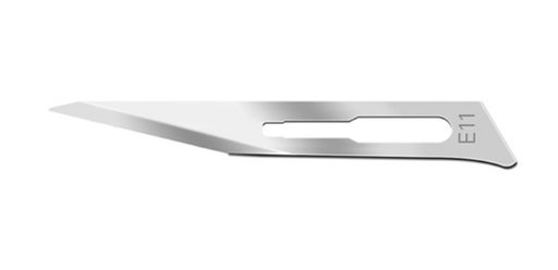 [01SME11] Blade, Swann Morton, Stainless Steel, Size E11, Sterile, 100/bx