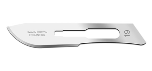 [01SM19] Blade, Swann Morton, Stainless Steel, Size 19, Sterile, 100/bx