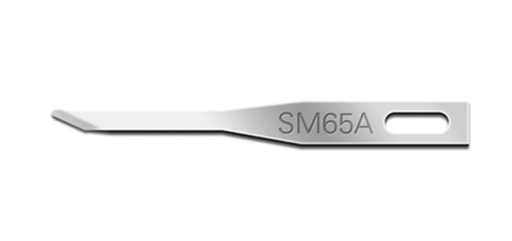 [01SM65A] Mini Surgical Blade, Swann Morton, Size 65a, Sterile, 25/bx