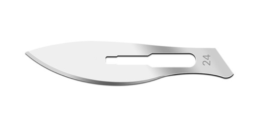 [0224] Blade, Carbon Steel, Size 24, Non-Sterile, 100/bx
