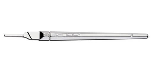 [07B3] Surgical Handle, Stainless Steel, Fits Blades 6-16, Size 3
