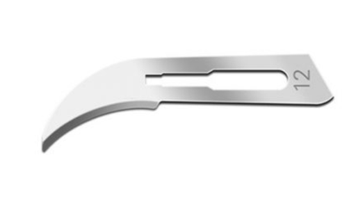 [92012] Blade, Carbon Steel, Size 12, Sterile, 100/bx
