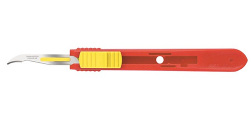 [SM3926] Safety Stitch Cutter, Swann Morton, Red Handle, Sterile, 25/bx