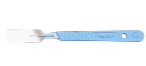 [SMSGD] Scalpel, Swann Morton, Skin Graft, Double-Edged, Stainless Steel, Size SGD, Blue Handle, Disposable, 10/bx
