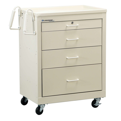 [BV03] Lakeside BV03 Super Saver 4-Drawer Standard Cart, Beige