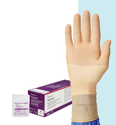 [2D73TP80] Protexis Latex w/Neu-Thera Surgical Gloves, Size 8, PF, Sterile, 50pr/bx, 4bx/cs