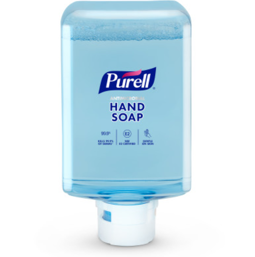 [8383-02] Purell Antimicrobial Hand Soap, Foam, Fragrance-Free, 1200 ml, 2/cs