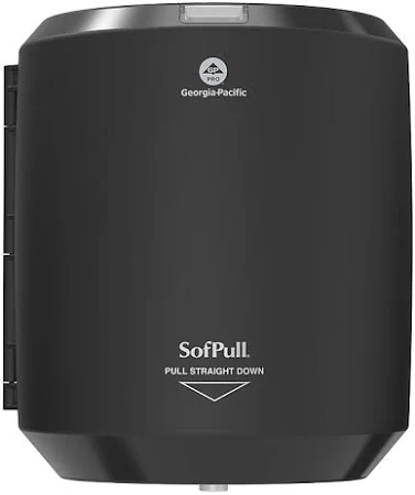 [58204B] SofPull® Towel Dispenser, Regular Capacity, Black Opaque, 1/cs