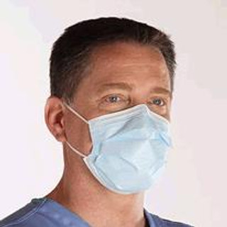 [FM82010] Dry Shield Fluid Res. Ear-Loop Mask, 40/bx