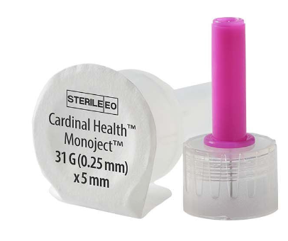 [8881053105] Monoject Pen Needle, 31G x 5mm, Purple, 100/bx, 24bx/cs