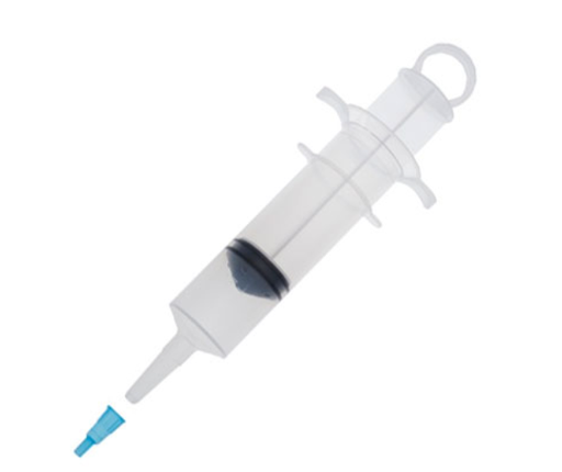 [AS016NS] Syringe, Piston Thumb Control Ring, with Resealable Hanger Bag, Non-Sterile, 30/cs