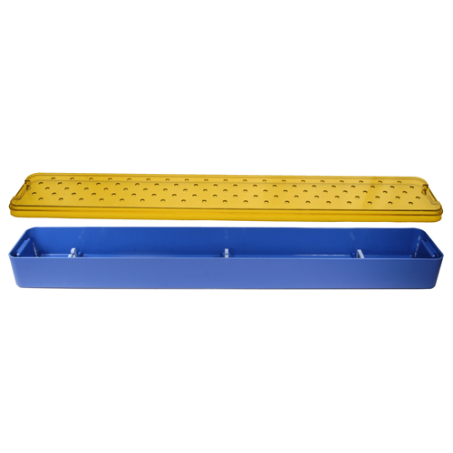 [9331] Riley Scopepak Container, Base & Lid, w/Scope Holder Sets, Dimensions 4 7/10 in x 30 3/10 in x 2 4/5 in, Long