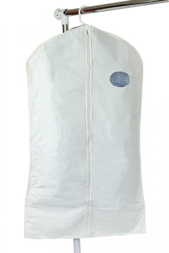 [VGB-HPL] Patient Garment Bag w/Zipper & Hanger, 24 x 40, White, 50/cs