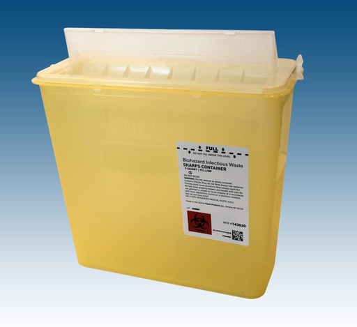 [01N4571] Container, 5 Qt, Yellow, 10/bx, 2 bx/cs 