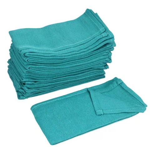 [731-G] Towel, O. R. Actisorb, 17 x 26, Green, Non-Sterile, 100/cs