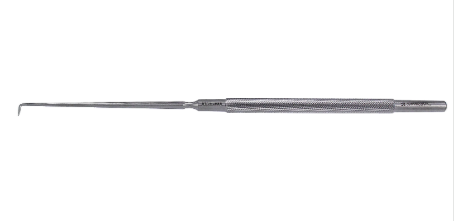 [38-1061] Hook, Adson Dissecting, Blunt, .9mm Tip Diameter, 7-3/4"