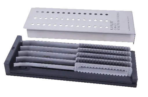 [46-3050] Karlin Kit/Set, Stiletto Osteotomes, Curved