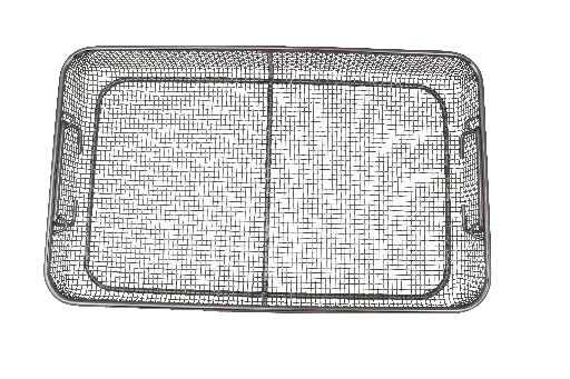 [50-8510] Quadlock® Basket, Wire, Three-Quarter Length 70 mm