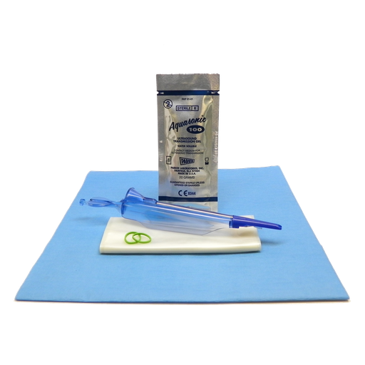 [1-535-5058] Endocavity Needle Guide, 4"-1.25" x 12" PU Cover, Sterile Gel, Bands, Sterile, Compatible with GE Healthcare E8C, E721, E8C-RS, E72, IC5-9-D, IC5-9H, IC9B-RS, MTZ, MZ; ECM E610P; SAMSUN VR5-9, 24/bx