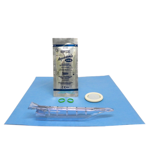 [1-535-5146] Endocavity Needle Guide, 3.5cm x 20cm Latex Cover, Sterile Gel, Bands, Sterile, Compatible with Alpinion EC3-10, EN3-10, EV3-10, EC3-10T, EV3-10T, EC3-10H, EV3-10H, EC3-10X, EV3-10X; Philips C9-4ec; Samsung EC4-9, EC4-9/10R, ER4-9, ER4-9/10ED, EV4-9, EV4-9/10ED, EVN4-9; Ultrasonix EC9-5/10, 24/bx