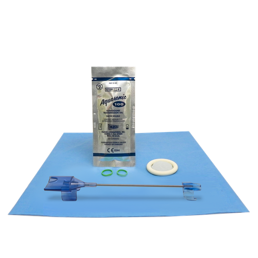 [1-535-5272] Endocavity Needle Guide, 3.5cm x 20cm Latex Cover, Sterile Gel, Bands, Sterile, (Philips C10-3V, C8-4V, C9-3V, ClearVue C9-4v), 24/bx