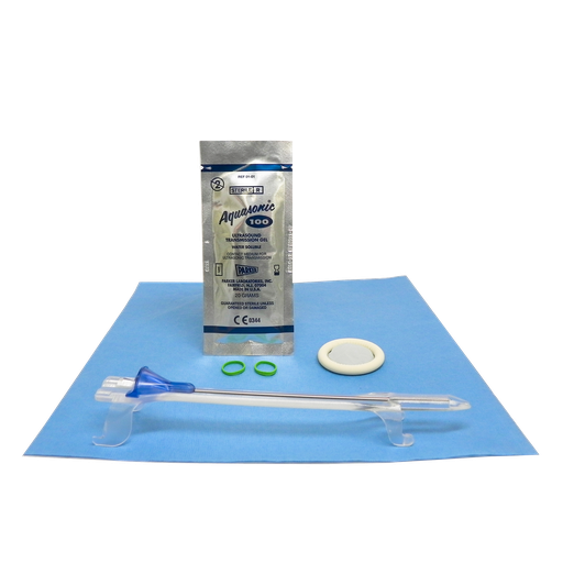 [1-535-5372] Endocavity Needle Guide, 3.5cm x 20cm Latex Cover, Sterile Gel, Bands, Sterile, (Hitachi C41V1, EUP-V73W), 24/bx