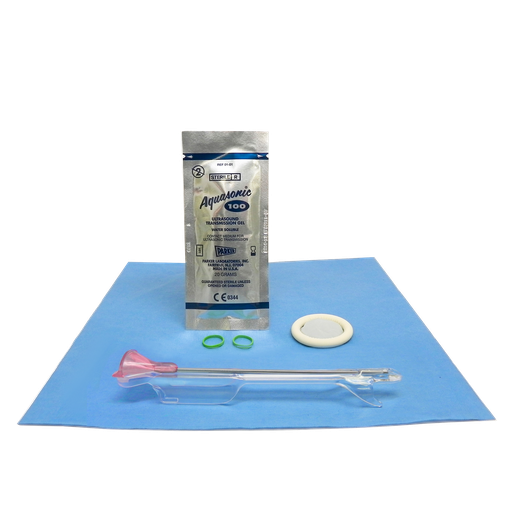 [1-535-5562] Endocavity Needle Guide, 3.5cm x 20cm Latex Cover, Sterile Gel, Bands, Sterile, Compatible with Toshiba PVT-781VT, PVU-781VT, 11C3, 24/bx