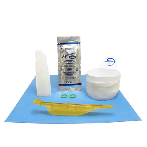 [1-535-5651] Aspen Endocavity Needle Guide Procedure Kit - 4"-1.25" x 24" PU SlimFit; 4"-1.25" x 12" PU For (SonoScape EC9-5)