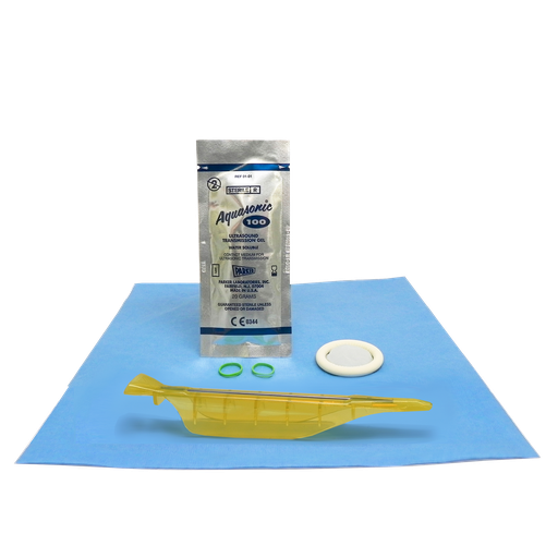 [1-535-5652] Endocavity Needle Guide, 3.5cm x 20cm Latex Cover, Sterile Gel, Bands, Sterile, Compatible w/SonoScape EC9-5, 24/bx