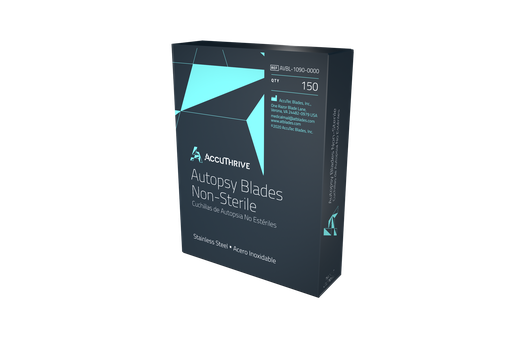 [AVBL-1090-0000] AccuThrive #60 Autopsy Blade, Staneless Steel, UnCoated, Unsterile, 150/cs
