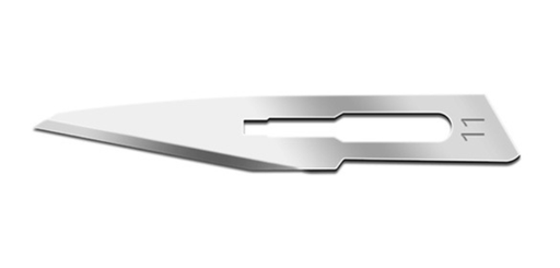 [01SM11] Blade, Swann Morton, Stainless Steel, Size 11, Sterile, 100/bx