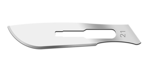 [01SM21] Blade, Swann Morton, Stainless Steel, Size 21, Sterile, 100/bx