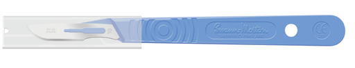 [SM2331] Scalpel w/Guard, Swann Morton, Size 10, Blue Handle, Disposable, Non-Sterile, Bulk, 1000/bx
