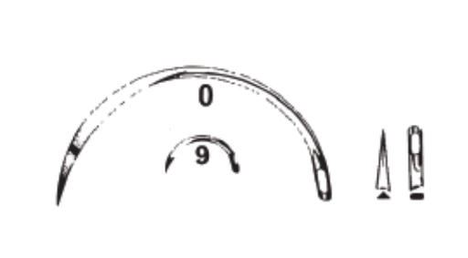 [08832-0] Suture Needle, Size 0, Fistula, ½ Circle Cutting Edge, Non-Sterile, 12/pk