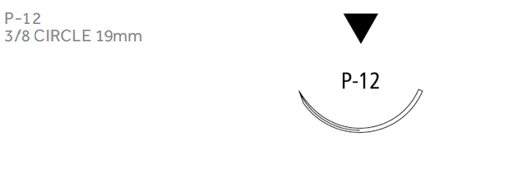 [VLOCL0023] V-Loc 180 Suture, 3/8 Circle, Size 4-0, 18", Absorbale, Undyed, P-12, 12/cs