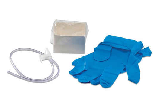 [31077] Argyle Graduated Suction Catheter Kit w/ Chimney Valve, DeLee Tip, 10FR, 10/pk, 5 pk/cs