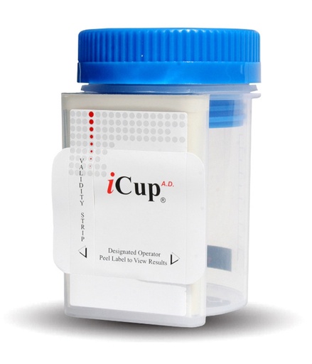 [PCA-13EFTS] Bio-Cup Drug Panel, CLIA-Waived, Tests for: AMP, BAR, BUP, BZO, COC, EDDP, MET, MDMA, MTD, OPI 300, OPI 2000, OXY, PCP, TCA, THC, PPX, 25/bx