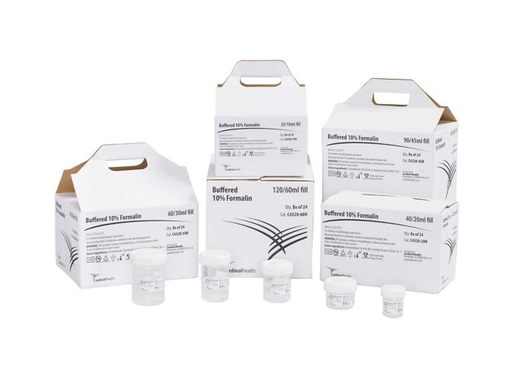 [C4320-240B] 10% Neutral Buffered Formalin Prefilled Specimen Container, 480/240ml Filled, 24/pk, 1 pk/cs