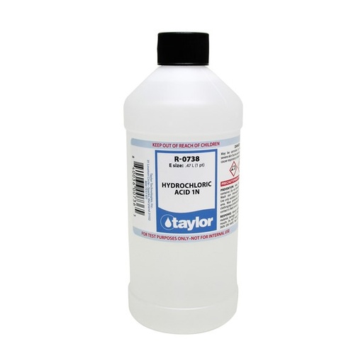 [400650] Hydrochloric Acid, 1 Norm, 16 oz, Non-Regulated