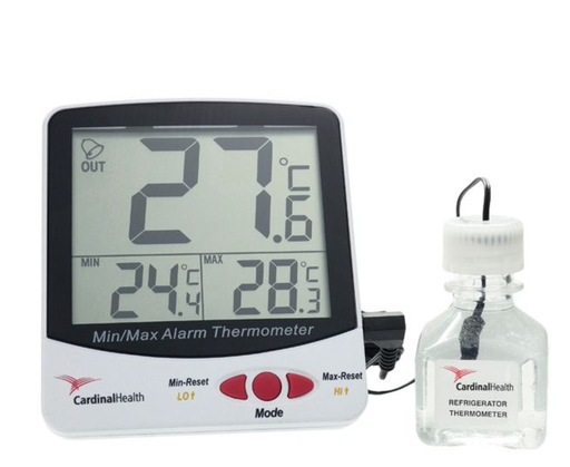 [CH2960-5] Triple Display Large Digit Alarm Digital Thermometer