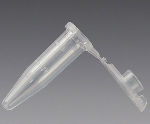[111552LK] Locking Microcentrifuge Tubes, 0.5ml, Polyproplene, Attached Locking Snap Cap, 500/bg