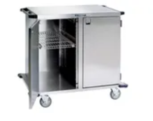 [6930] Lakeside 6930 Closed Case Cart, 1 Door, 24" Wire Shelves