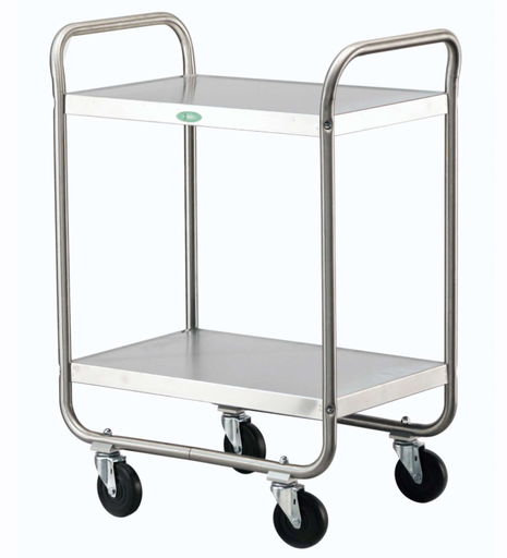 [210] Lakeside 210 Tubular Utility Cart, SS, 2 Shelf