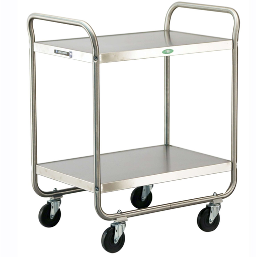 [221] Lakeside 221 Tubular Utility Cart, SS, 2 Shelf